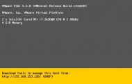 ssh ile vmware esxi DCUI (Direct Console User Interface) görüntüleme