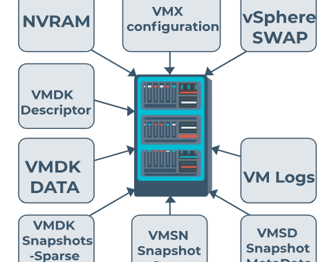 Structure of Virtual Machine Files in VCF 9 Environment